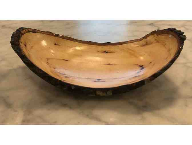 Beautiful Hand-crafted Hickory Wood Bowl/Tray