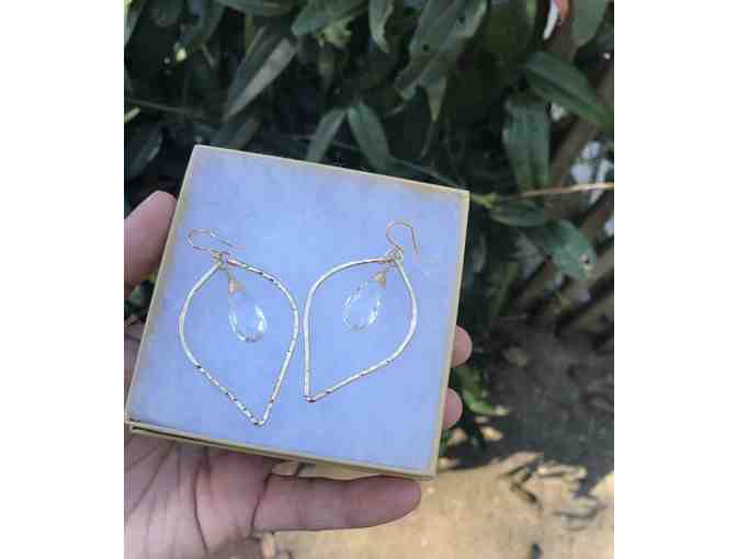 Tory Legg Designs - 14k Gold adn Crystal Quartz Earrings