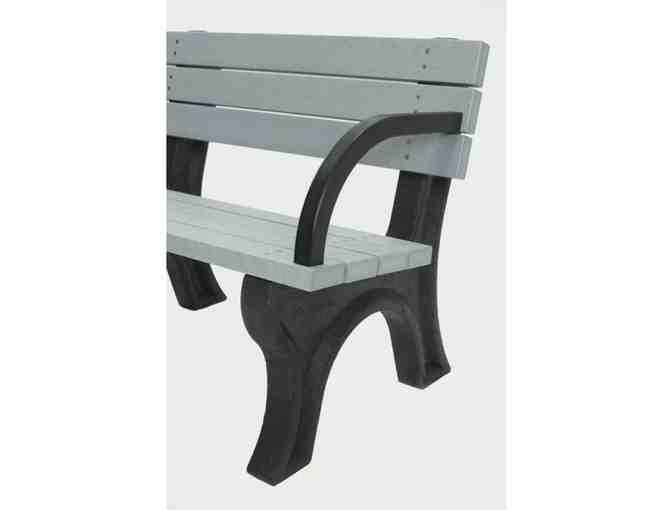 Polly Products Deluxe 6' Backed Bench with Arms