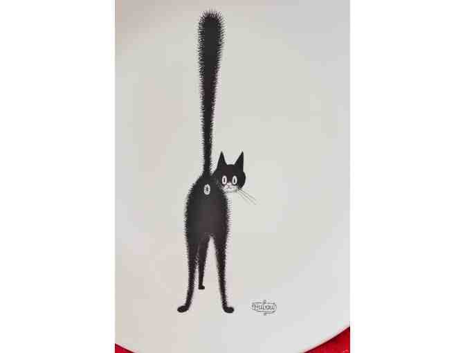 'Third Eye Cat' Platter by artist Albert Dubout