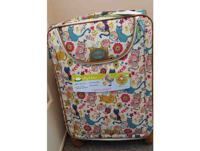 Cat Patterned Luggage Set from the Lily Bloom Furry Friends Collection