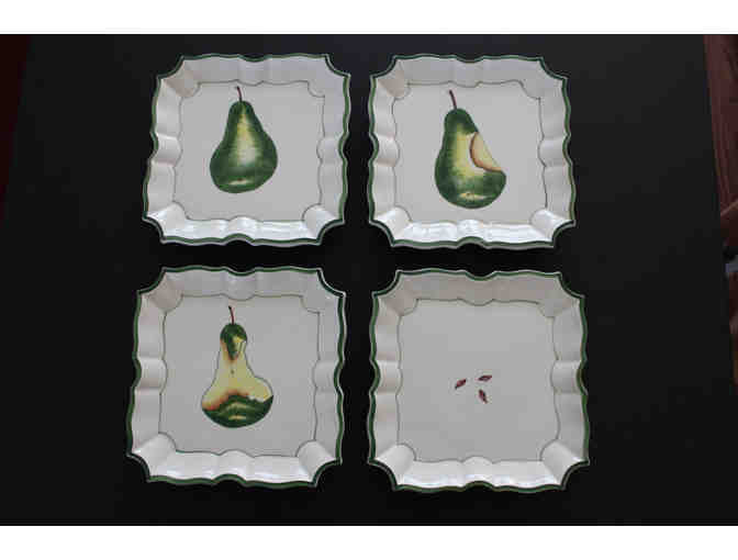 Decorative Pear Plates by Vietri