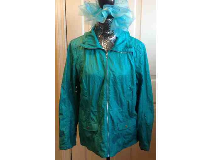 'Weekends' by Chico's Teal Jacket