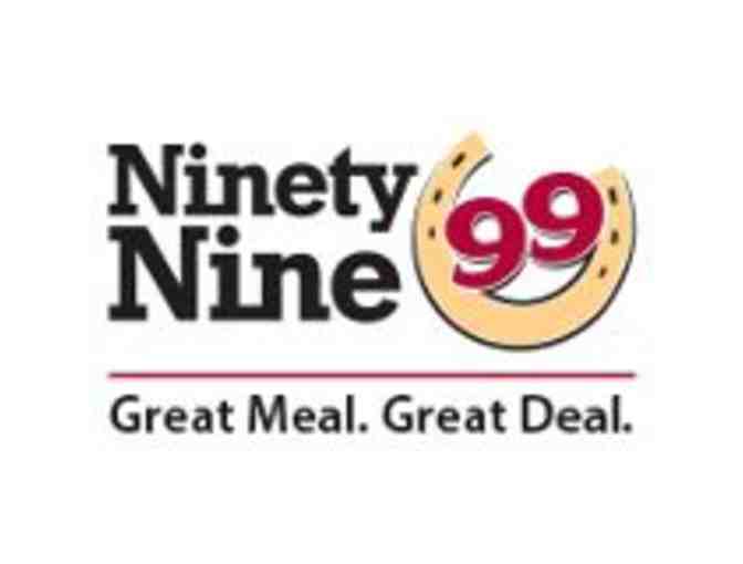 $25 Gift Card Ninety Nine Restaurant