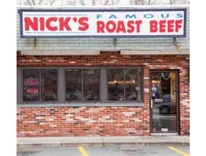 Nick's Roast Beef Beverly MA $25 Gift Certificate