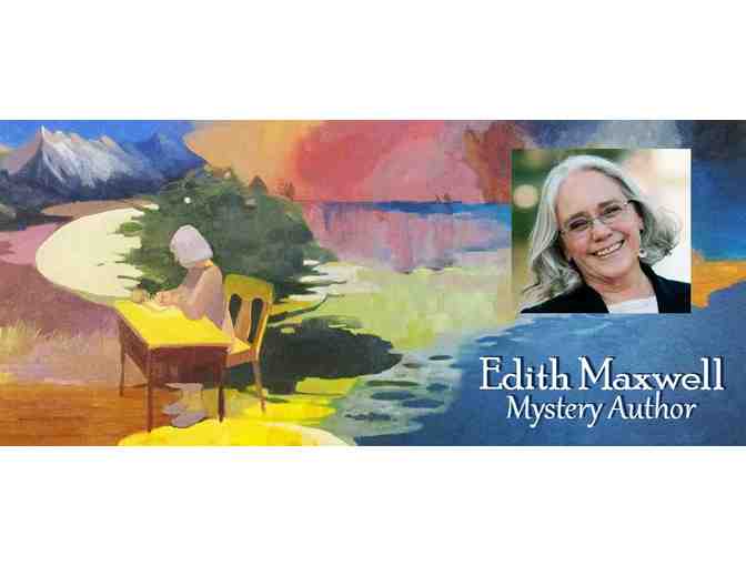 NAMING RIGHTS FOR A CHARACTER IN EDITH MAXWELL'S NEW MYSTERY + 3 OF HER BOOKS