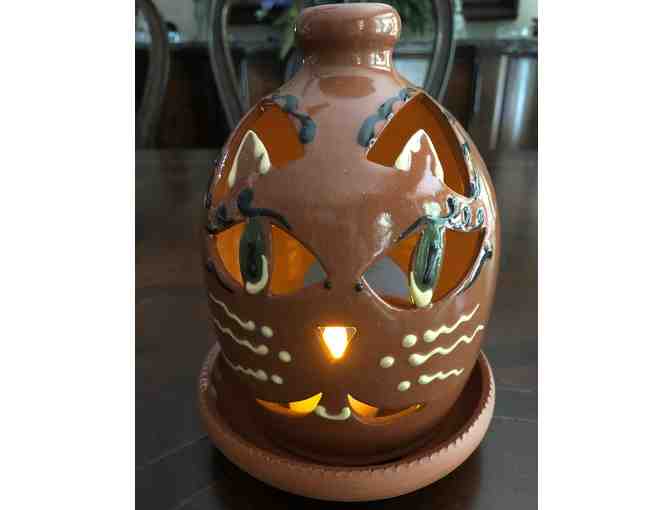 Cat-O-Lantern & Coaster