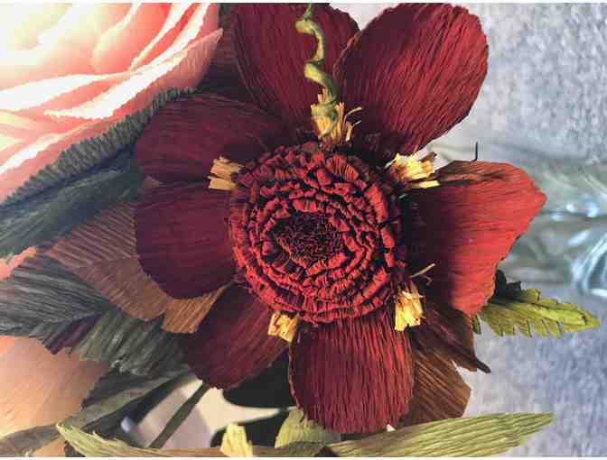 EXQUISITE HAND-CRAFTED CREPE PAPER FLOWERS BY NANCY ZABRISKIE