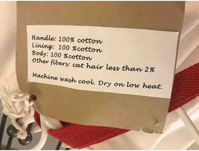 100% Cotton Reversible Handmade Kitty Tote
