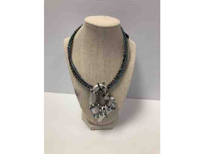 Handcrafted Heart & Bead Necklace