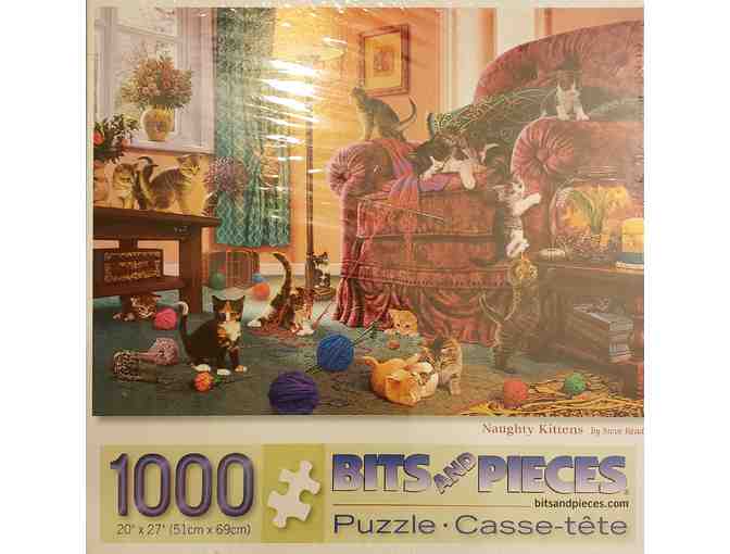 A Trio of Cat & Kitten Jigsaw Puzzles
