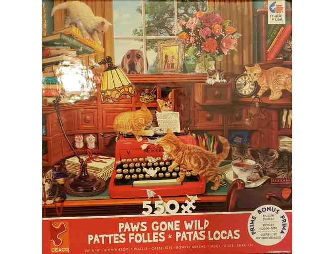 A Trio of Cat & Kitten Jigsaw Puzzles