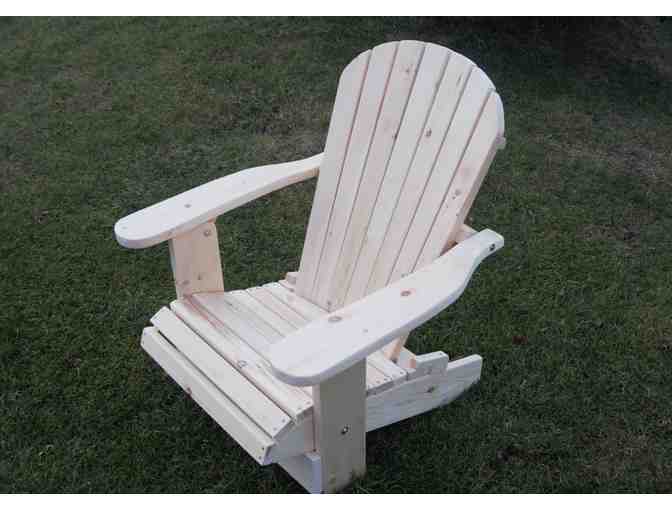 Adirondack Chair with Handmade Headrest