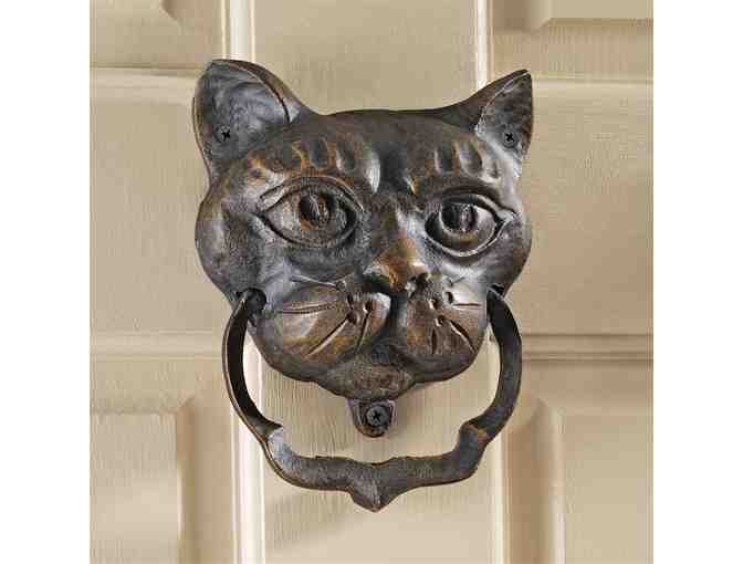 Black Cat Iron Door Knocker