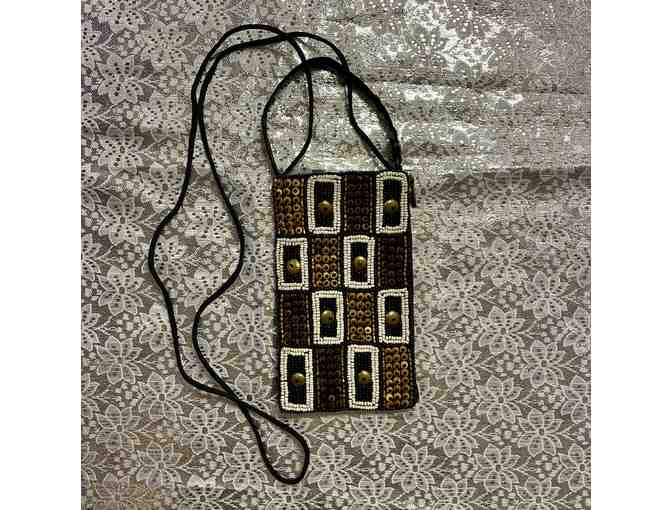 Art Deco Necklace & Crossbody Bag