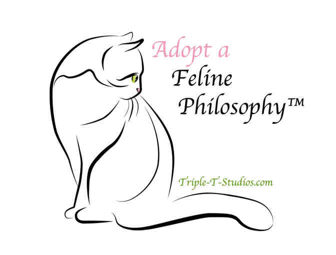 Set of Two 'Purr' Bangle Bracelets by Triple-T Studios