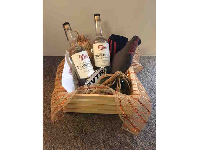 PRIVATEER RUM GIFT BASKET & TOUR