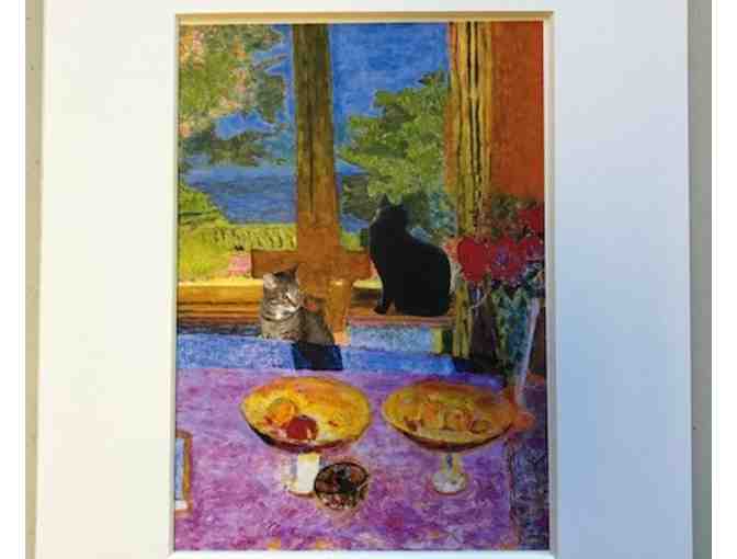 'CATS & GREAT ARTISTS' UNFRAMED PRINTS BY DEB JULIAN