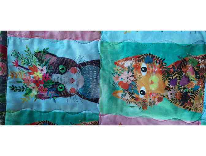 'Kitty Flower Crown' Quilt