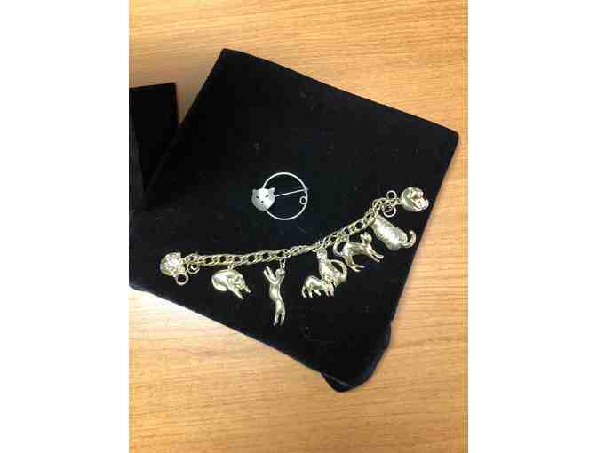 Cat Vintage Jewelry 3-Piece Set