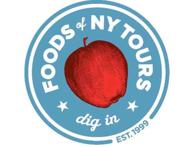 Foods of NY Tour for 2