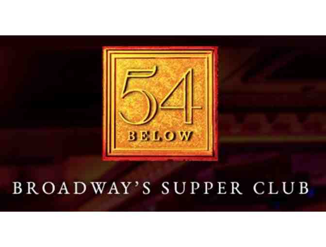 Voucher for 2 at 54 Below