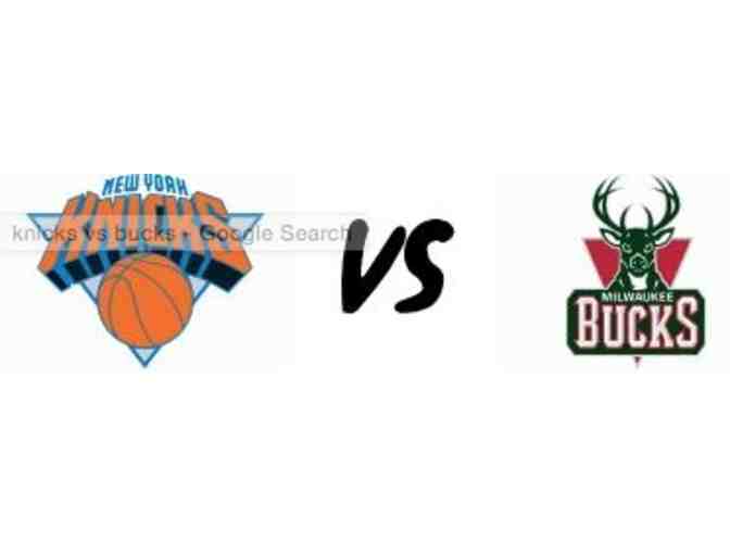 2 Great Seats to see The NY Knicks vs. The Milwaukee Bucks on April 10th, 2015