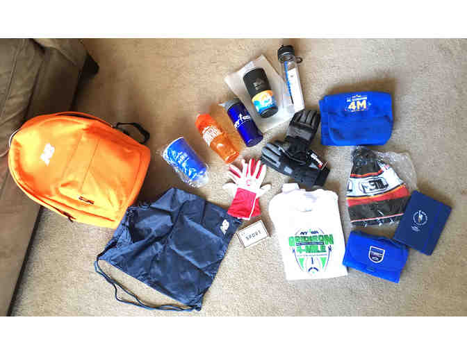 Backpack Full of Running and Fitness Items