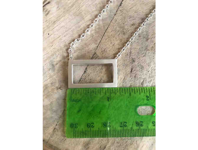 Small Obelisk - Small Rectangular Necklace