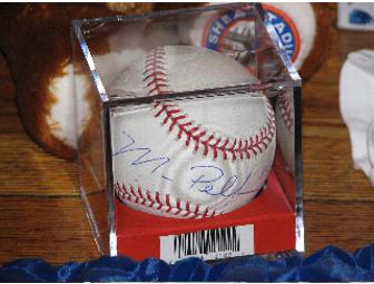 Signed Mets Baseball and Kid's Backpack