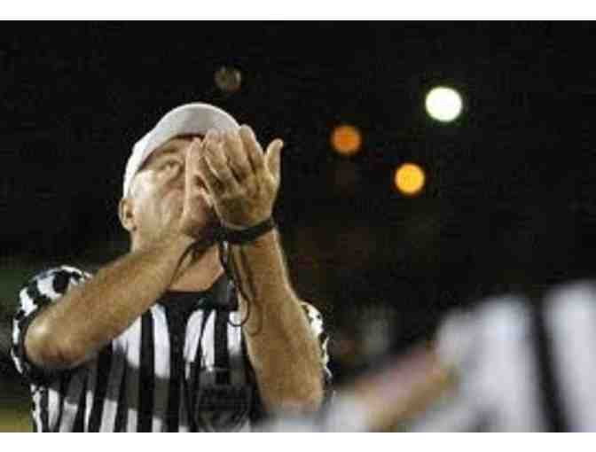 Football Press Box 'Starting Line-Up' Announcer