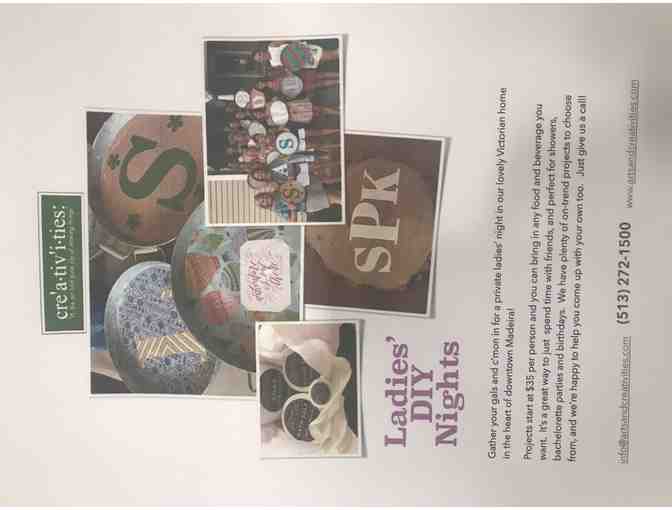 Ladies Night Out at Creativities Studio in Madeira