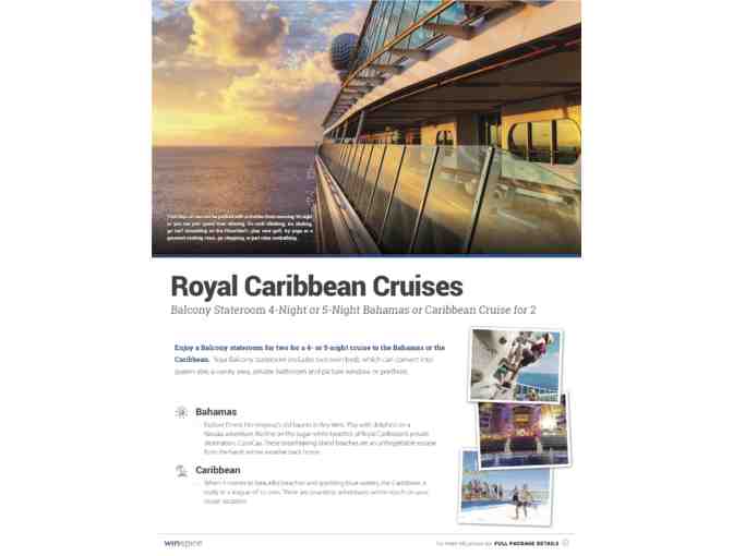 4 or 5 Night Cruise to the Bahamas or the Caribbean for 2