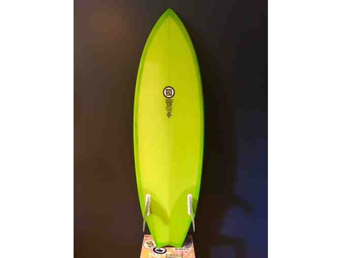 S-Double Classic Twin fin 5'6' Surfboard by Shawn Stussy