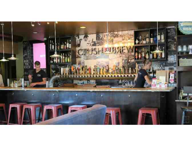 Crush and Brew (Temecula) Two $50 Gift Certificates