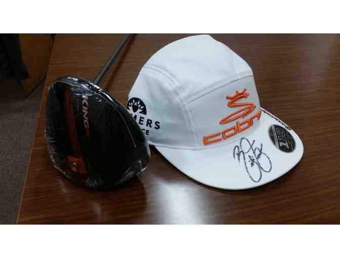 Cobra Golf items autographed by Rickie Fowler