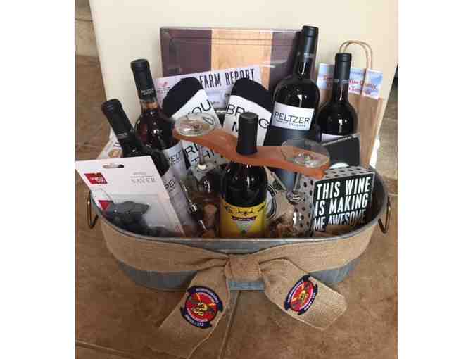 Winery Theme Basket