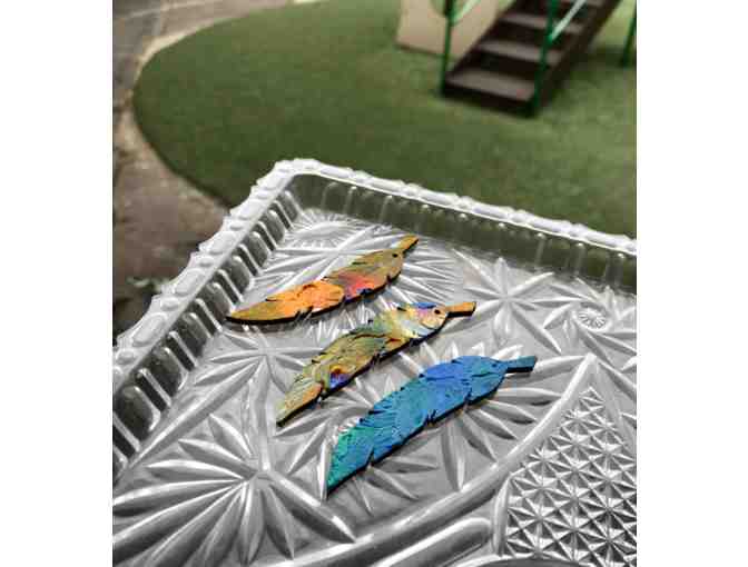 Primary 2 Individual Art: Personalized Feather Keychains