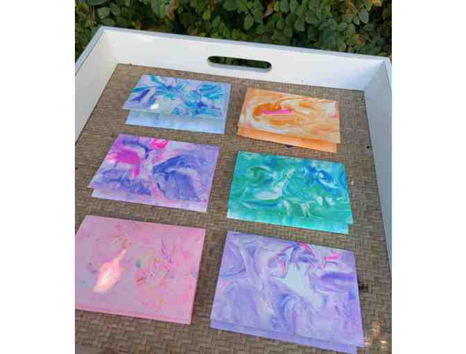 Primary 1 Individual Art: Marble Greeting Cards