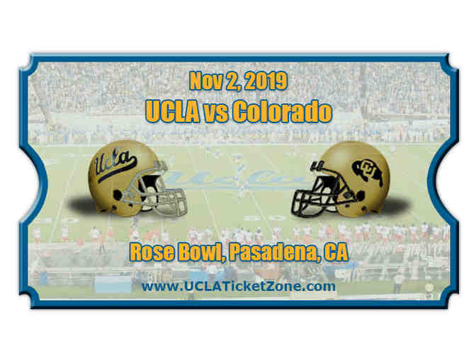 2 Stadium Seat Tickets for 11/2/19 UCLA vs. Colorado Football Game - Photo 1