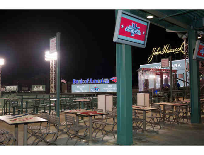 4 Premium Red Sox Tickets + Table Service for the Budweiser Right Field Roof Deck