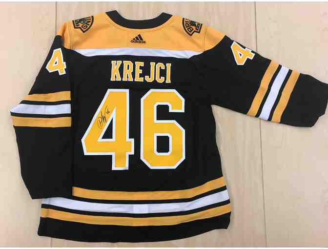 Signed Boston Bruins David Krejci Jersey