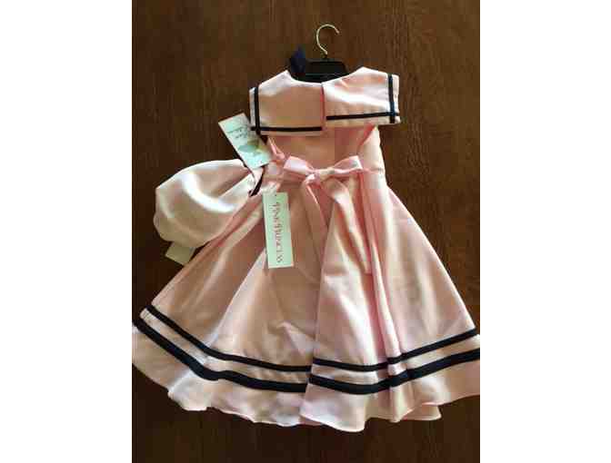 Light Pink and Navy Sailor Dress