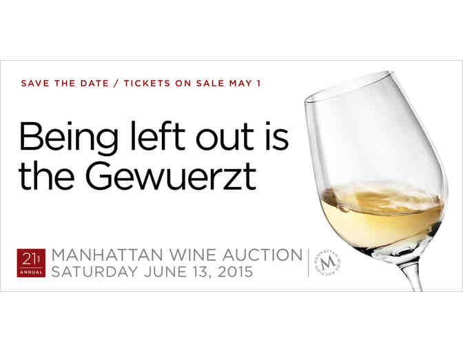 Pair of Tickets to MBEF Wine Auction - **ONE RAFFLE TICKET**