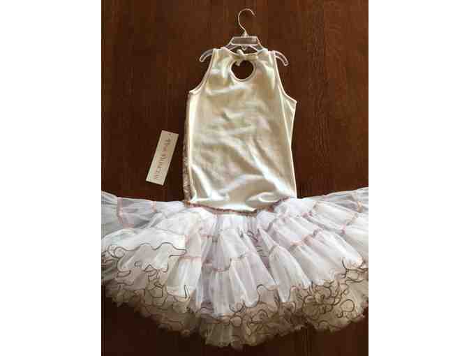 White and Copper Dress