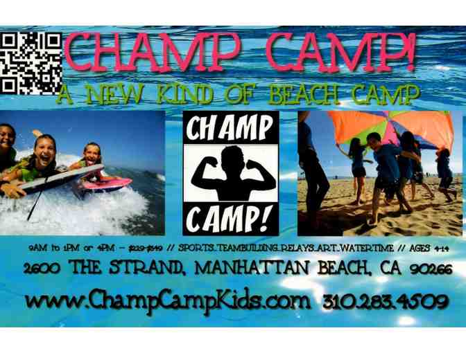 Champ Camp - One Week of Half Day Summer Beach Camp