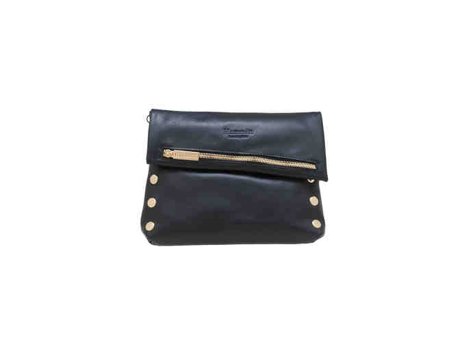 Hammitt: VIP  Cognac Bag with Red and Gold zipper