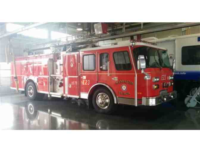 Dinner for four with the Manhattan Beach Fire Department