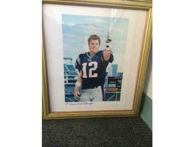 New England Patriots Tom Brady print