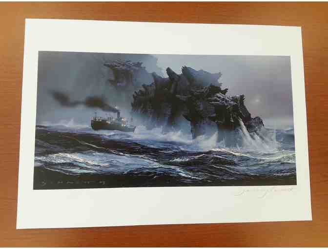 Peter Jackson's King Kong autographed artwork